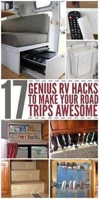 17 RV Living DIY Tips to Make Your camping Road Trips Awesome