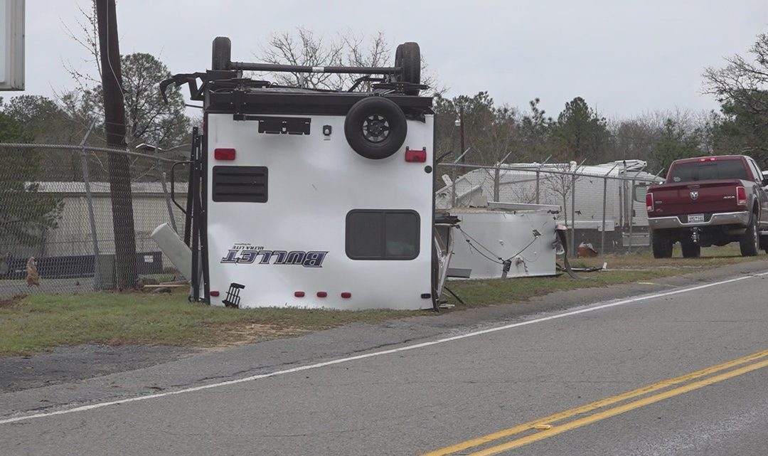 The best thing you can do in an RV when a tornado is headed…
