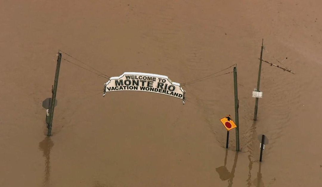 Devastating floodwaters cut off entire towns in Northern California
