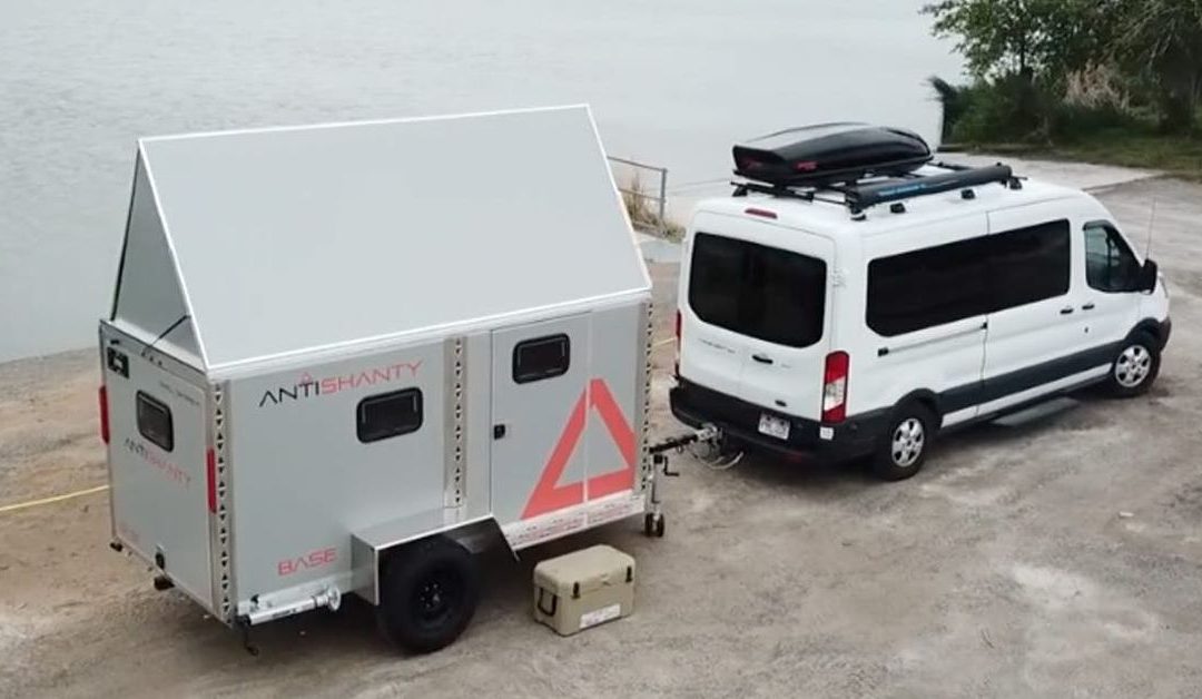 The AntiShanty is an unusual looking trailer that can be strictly for your “toys”…