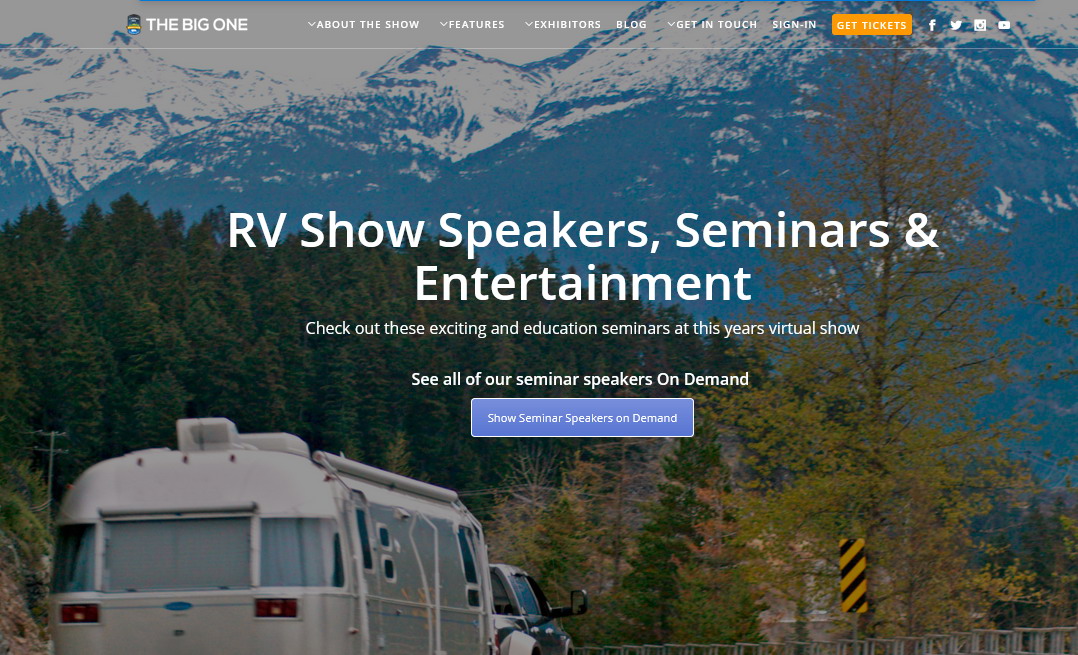 Toronto Spring Camping & RV Show – Industry Experts Seminars