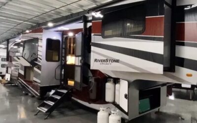 2021 Riverstone Legacy 37FLTH – Front Living Toy Hauler RV!