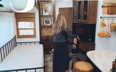 Residential items in an RV for tiny home innovation