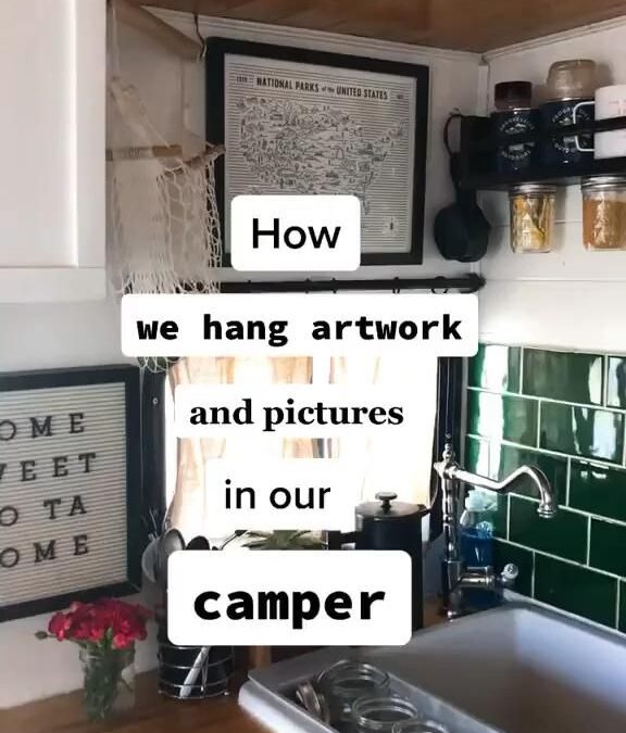How to hang artwork in your camper van How to Winterize Your RV