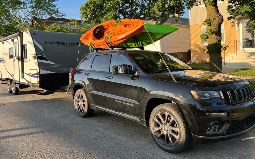 Took the RV and Kayaks to Devil's Lake State Park for Memorial Day