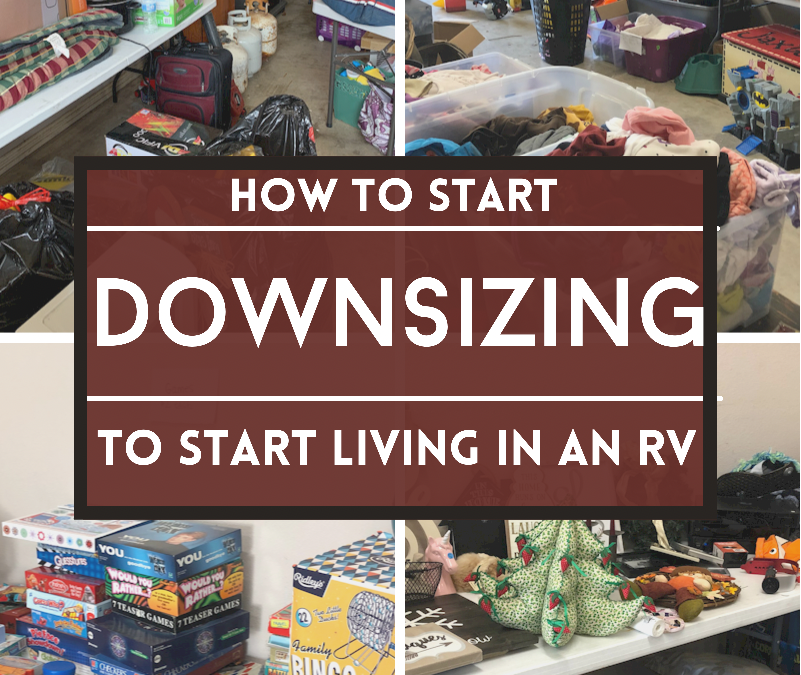 How to Start Downsizing for RV Living