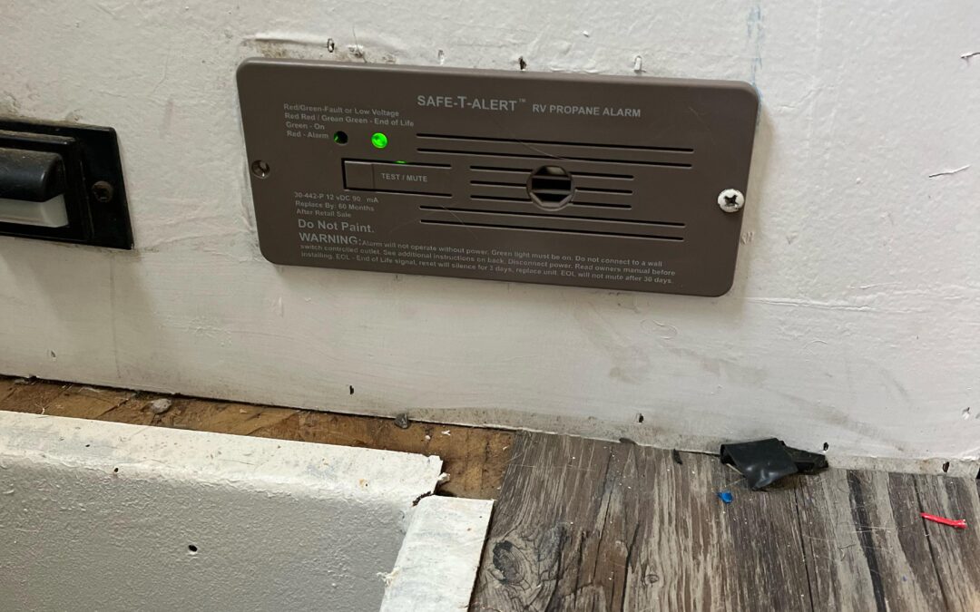 Propane not flowing with new detector? How to Winterize Your RV
