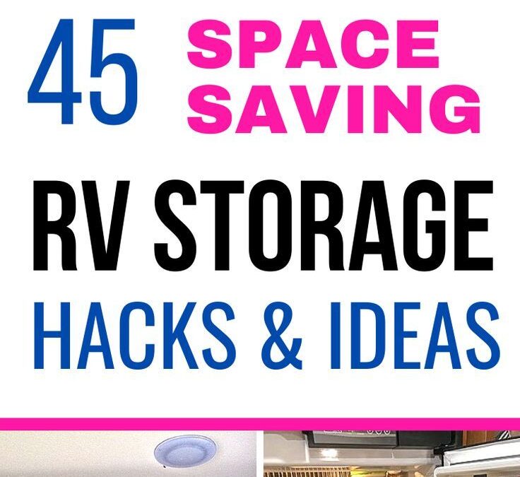 45 Easy RV Organization Accessories And Hacks | Camper organization travel trailers, Rv organization