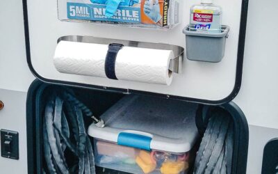 DIY Hand Sanitizing Station {The BEST RV Organization Idea!} – This Budget Life