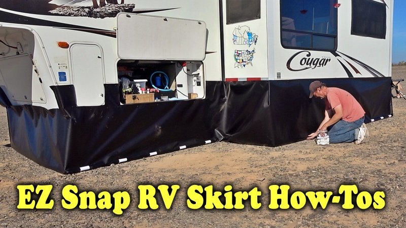 EZ Snap RV Winter Skirting How-To Videos