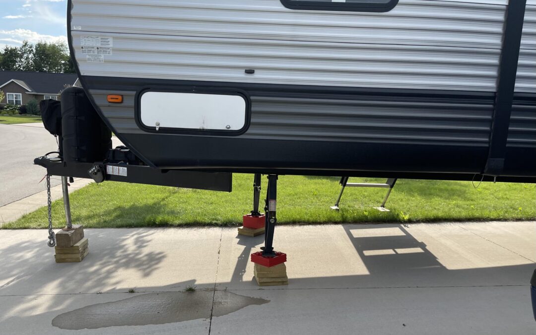 How to level in steep driveway without using stabilizers? How to