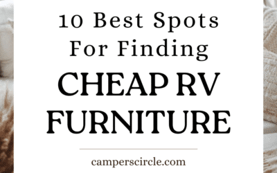 10 Best Spots For Finding Cheap RV Furniture
