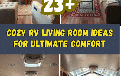 23+ RV Living Room Ideas for Cozy & Functional Small Spaces