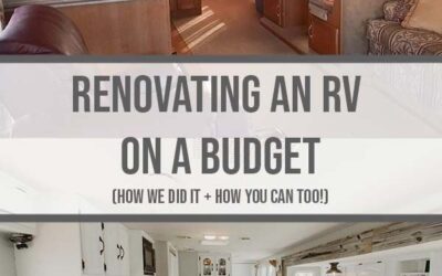 How We Renovated an RV on a Budget!