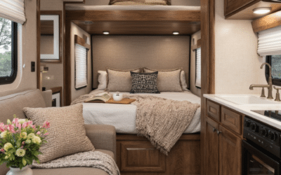 Cozy Camper Interior | Modern RV Living & RV Interior Design 🛋️✨