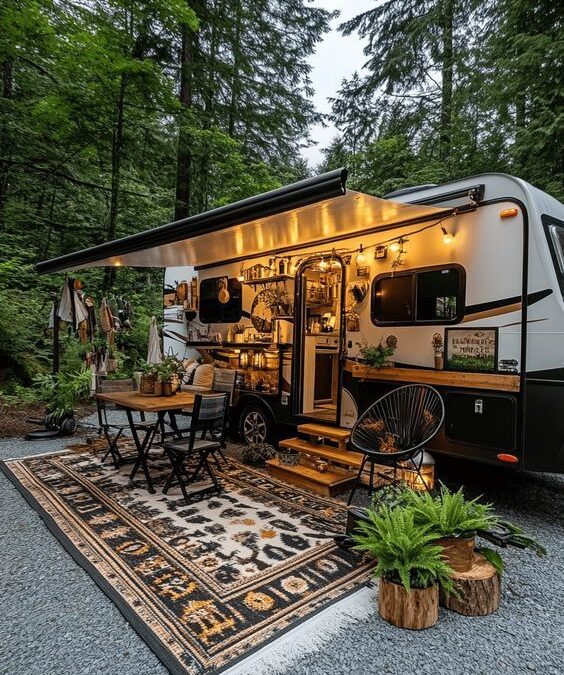 Charming Camper Outside Decor Ideas