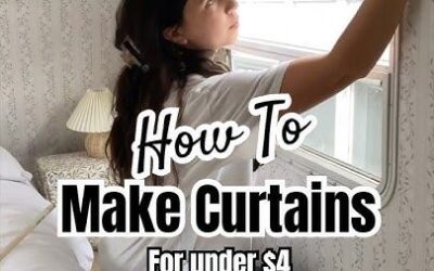 I Found the CHEAPEST Camper Curtains on a Budget | DIY HOW TO