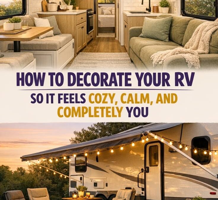 How to Decorate Your RV for a Cozy, Calm & Totally You Vibe