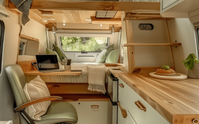 47 Remote Working RV Setup Inspo