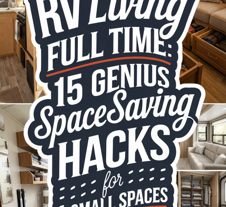 RV Living Full Time: 15 Genius Space-Saving Hacks for Small Spaces