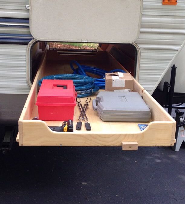 DIY RV Slide Out Storage Trays – 7 Easy Plans – The Fun Outdoors