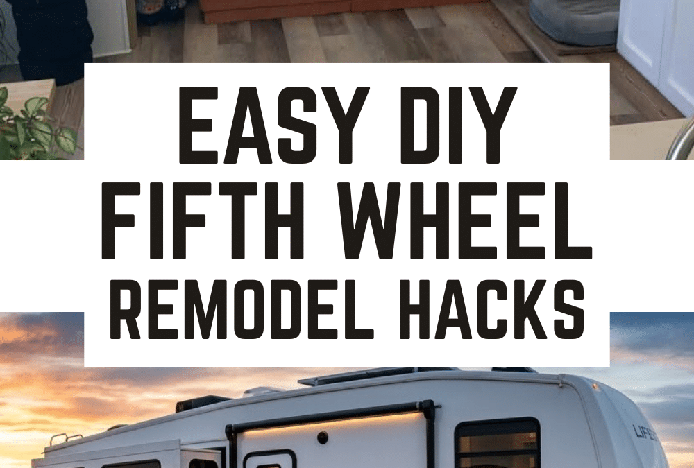 Easy Fifth Wheel Remodel on a Budget Step by Step