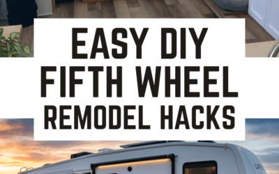 Easy Fifth Wheel Remodel on a Budget Step by Step