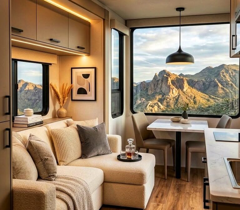 Luxury RV Living Room Decor Ideas