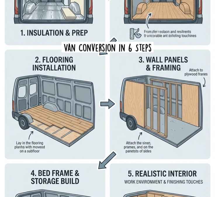How to Convert a Van Into a Camper Step by Step