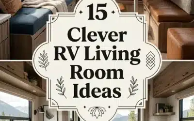 Explore 15 Clever RV Living Room Ideas for Your Next Adventure
