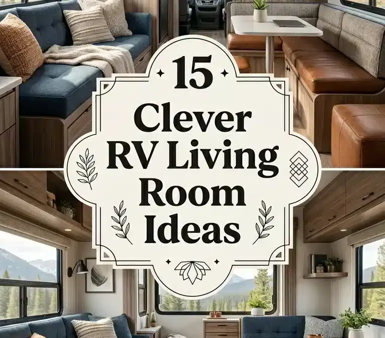 Explore 15 Clever RV Living Room Ideas for Your Next Adventure