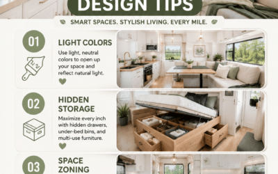 RV Living Design Tips for a Bright and Clutter-Free Home