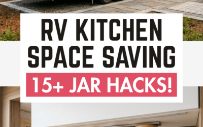 DIY RV Kitchen Organization: 15 Mason Jar Hacks