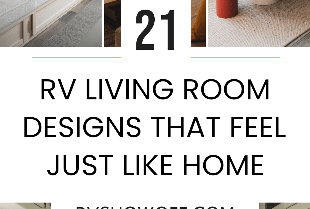 21 RV Living Room Designs That Feel Just Like Home