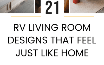 21 RV Living Room Designs That Feel Just Like Home