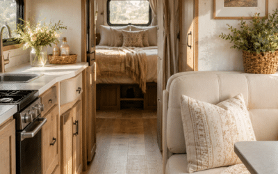 RV Interior Ideas That Make Travel Feel Luxurious || RV Makeover Inspo
